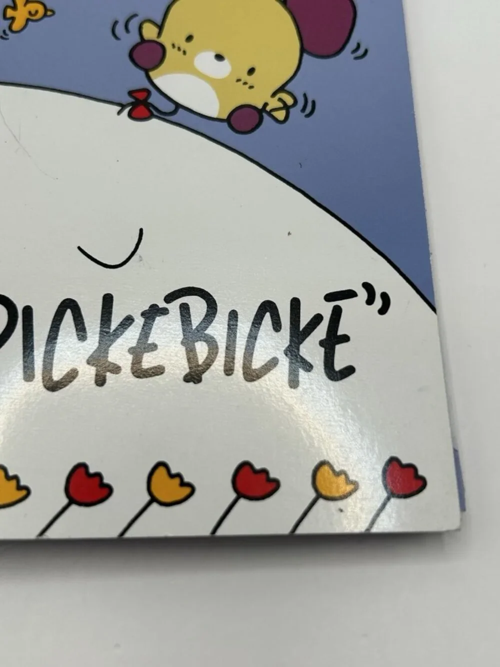 Sanrio 1995 Picke Bicke Spiral Notepad 33 Sheets Vintage Pickebicke Puff Bird